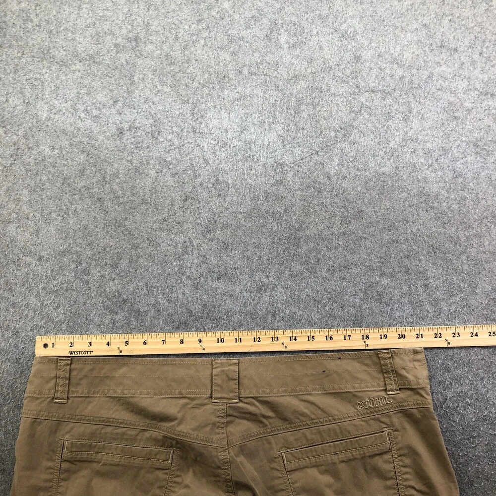 Kuhl Pants Mens 42x30 Beige Canvas Khakis Relaxed Straight Workwear Pockets - Picture 7 of 10